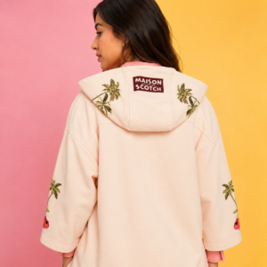 Hoodie Polar con Estampado