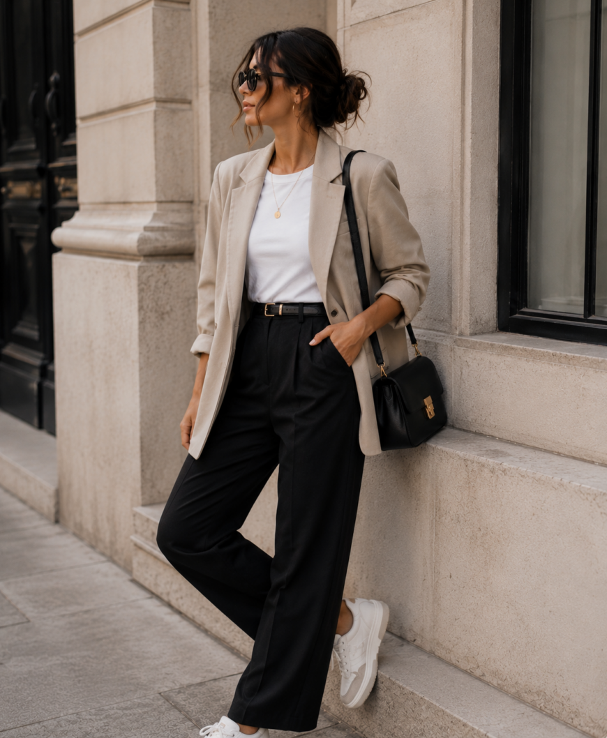 Cómo combinar ropa casual y elegante sin perder estilo